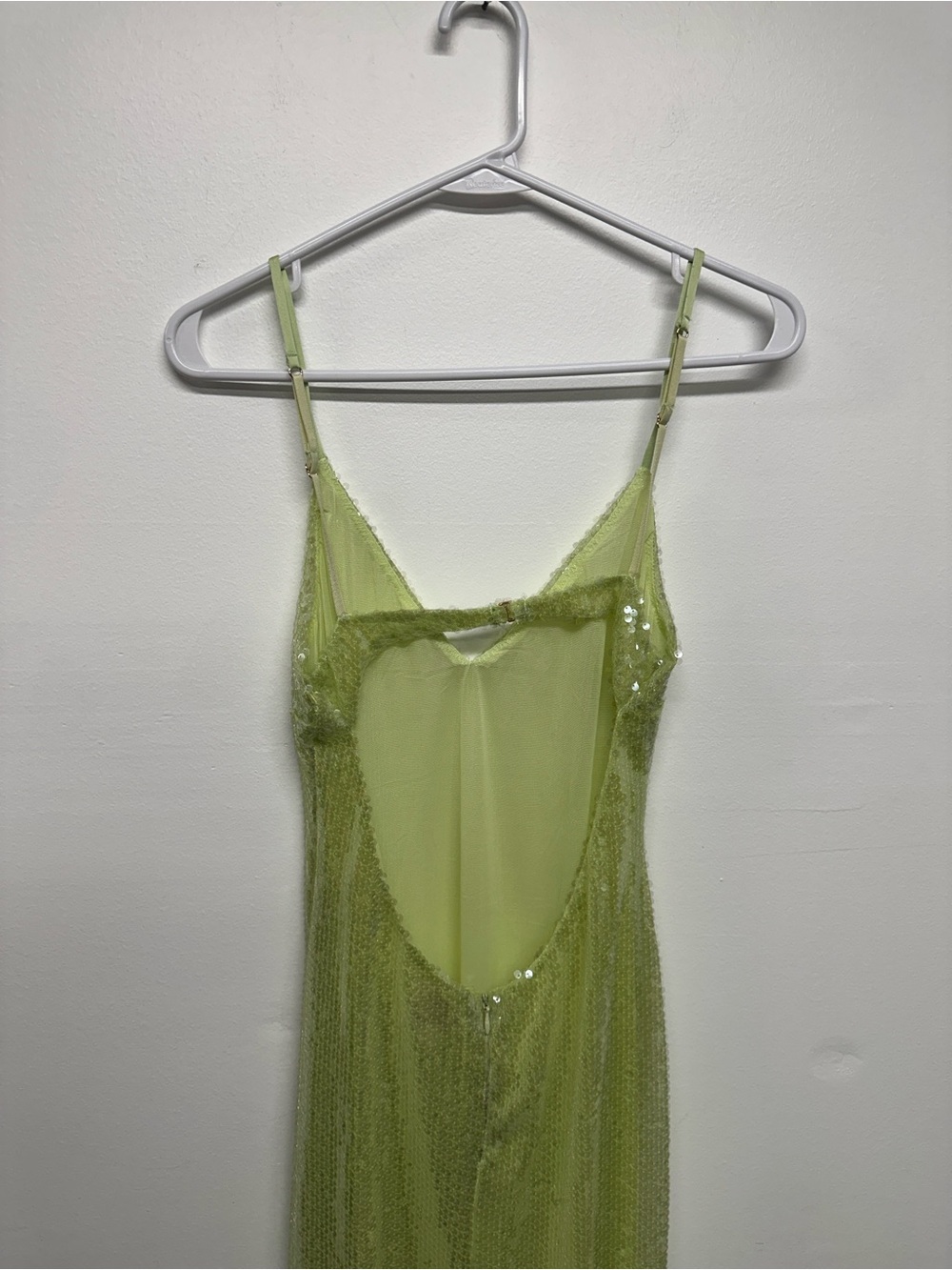Oh Polly Marlena Sequin Maxi Dress - Light Green - Picture 9 of 11